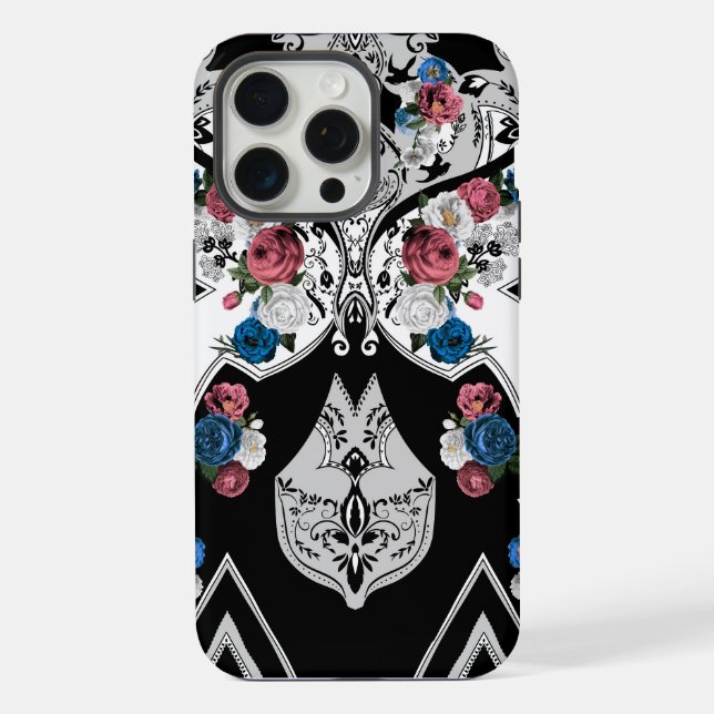 Funda Para iPhone Elegante Floral  (Reverso )