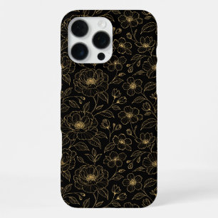 Funda Para iPhone 16 Pro Max Elegante Floral Sin Costuras de Lujo