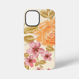 Funda Para iPhone 12 Mini Elegante fondo floral