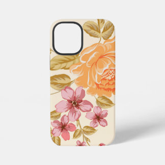 Funda Para iPhone 12 Mini Elegante fondo floral