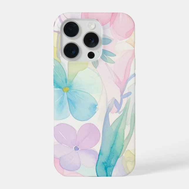 Funda Para iPhone Elegante Foto Floral Personalizada (Reverso )