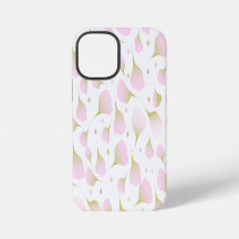 Elegante funda de iPhone rosa polvo personalizada