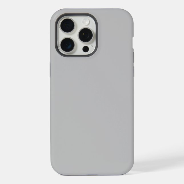 Funda Para iPhone Elegante gris moderno (Reverso )