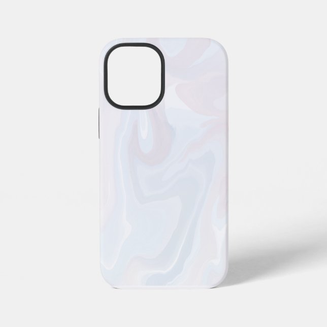 Funda Para iPhone Elegante Marcado blanco texturado (Reverso )