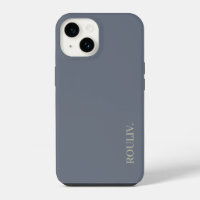 Elegante Minimalista ROULIV Gris Pizarra