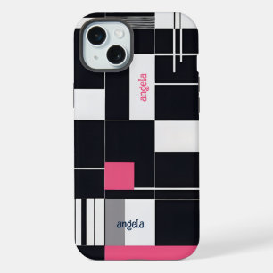 Elegante, moderno y abstracto, de color rosa oscur