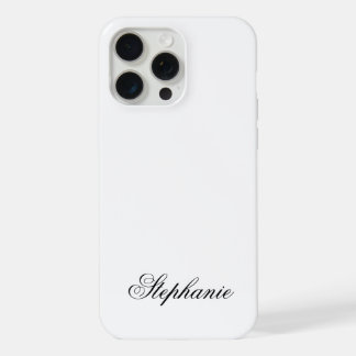 Elegante Monograma Blanco y Negro