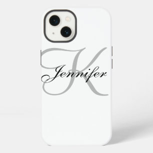 ELEGANTE MONOGRAMA DE NOMBRE EN NEGRO Y BLANCO
