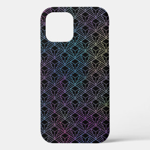 Funda Para iPhone 12 Pro Elegante patrón abstracto moderno y colorido Art D