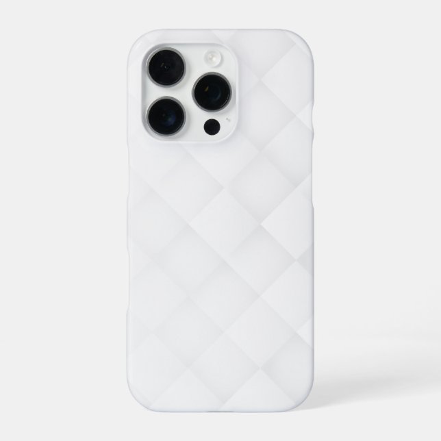 Funda Para iPhone Elegante patrón blanco  (Reverso)