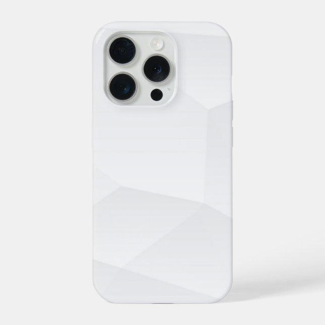 Funda Para iPhone elegante patrón blanco (Reverso )