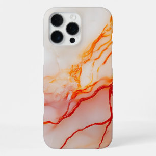 Funda Para iPhone 16 Pro Max Elegante patrón de mármol blanco y dorado