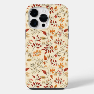 Funda Para iPhone 14 Pro Max Elegante patrón floral de otoño