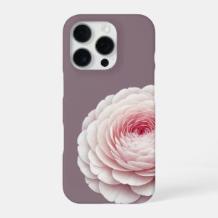Funda Para iPhone 16 Pro Elegante Rubor Floral Mauve Ahumado