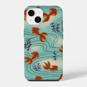 Funda Para iPhone 14 Elegante Washi Japonés Origami Koi Pez Dorado