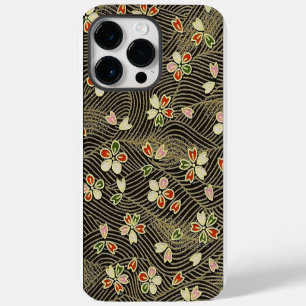 Funda Para iPhone 14 Pro Max Elegantes flores de cerezo Origami japonés Washi