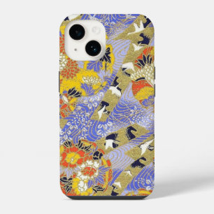 Funda Para iPhone 14 Elegantes grullas suculentas de origami de lavado