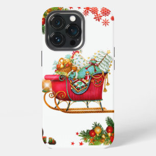 Funda Para iPhone 13 Pro Elementos de Navidad