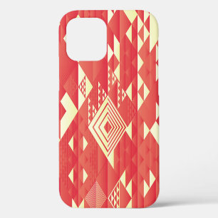 Funda Para iPhone 12 Elementos geométricos decorativos, abstractos vint