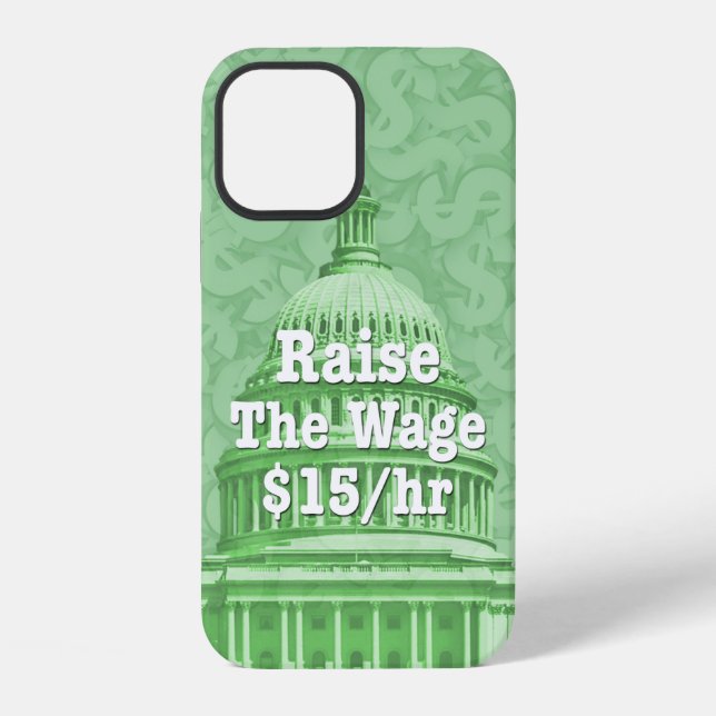 Funda Para iPhone Elevar El Salario Mínimo (Reverso )