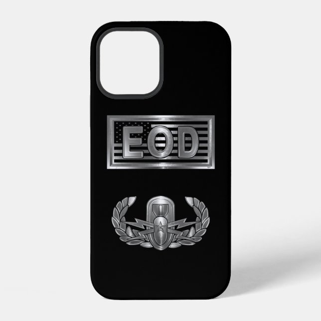 Funda Para iPhone Eliminación de Municiones Explosivas (EOD)  & Band (Reverso )