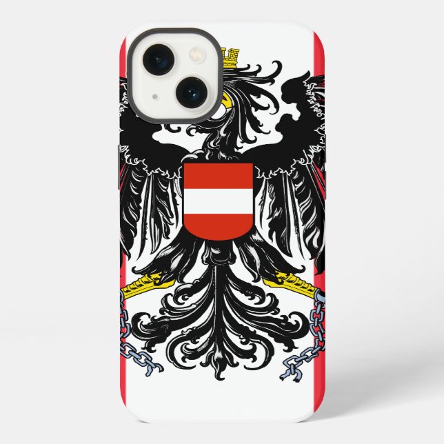 Funda Para iPhone emblema de austria (Reverso )