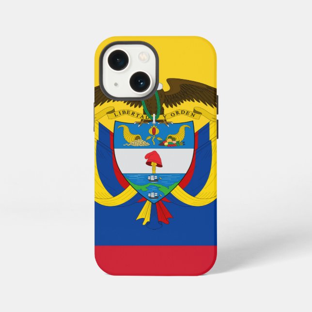 Funda Para iPhone emblema de colombia (Reverso )