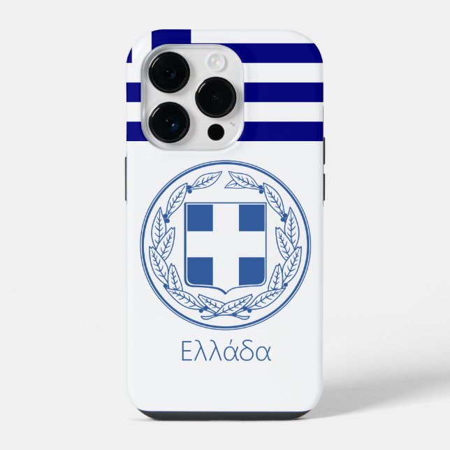 Funda Para iPhone emblema de grecia (Reverso )