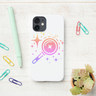 Funda Para iPhone 12 Mini Emblema de IA Estrellas de Twinkle, faro de la era
