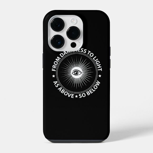 Funda Para iPhone Emblema de masonería (Reverso )