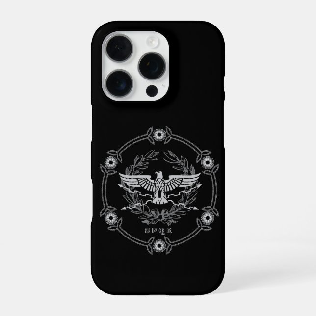 Funda Para iPhone Emblema del Imperio Romano (Reverso)