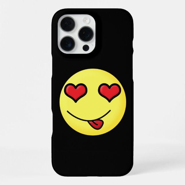 Funda Para iPhone emoji de coqueteo (Reverso )