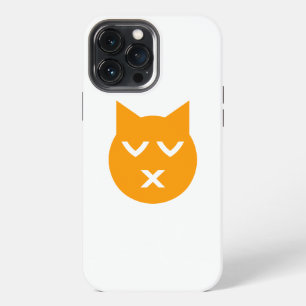 Funda Para iPhone 13 Pro Max Emoji de gato besando con ojos cerrados