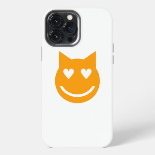 Funda Para iPhone 13 Pro Max Emoji de ojos en forma de corazón