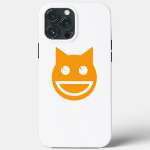 Funda Para iPhone 13 Pro Max Emoji Gato Sonriente