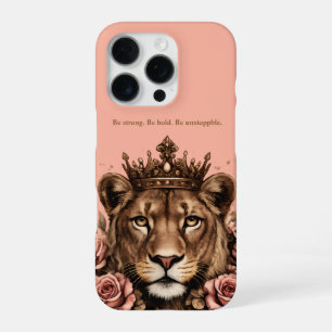 Funda Para iPhone 16 Pro Empoderamiento del León Coronado