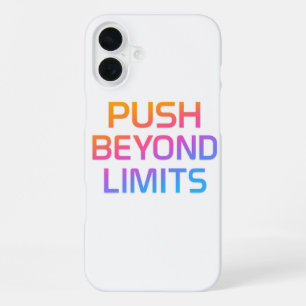 Funda Para iPhone 16 Plus Empujar más allá de los límites Gradiente iPhone M