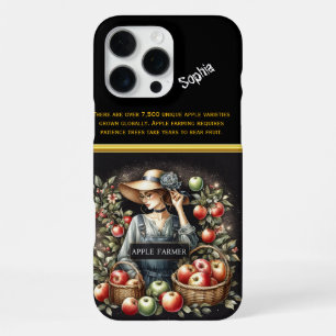 Funda Para iPhone 16 Pro Max Encantador granjero de Apple cosechando cosecha en