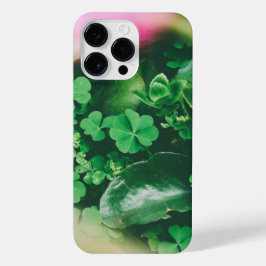 Funda Para iPhone 14 Pro Max Encanto del trébol de cuatro hojas