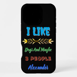 Funda Para iPhone 16 Pro Max Encendedor con temática de perro lúdico para amigo