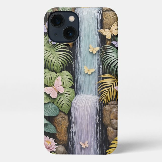 Funda Para iPhone Enchanted Falls Oasis (Reverso )
