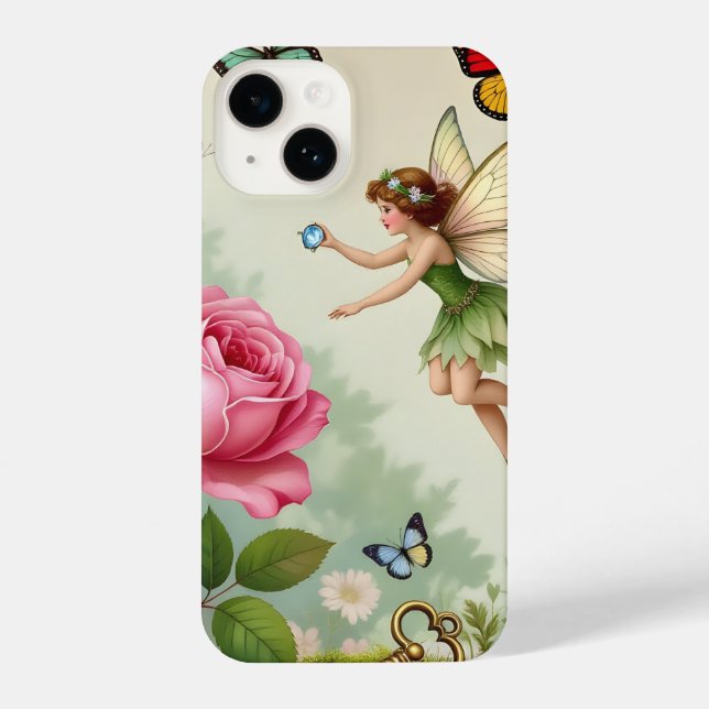 Funda Para iPhone Enchanted Flroral Fairies Garden (Reverso )