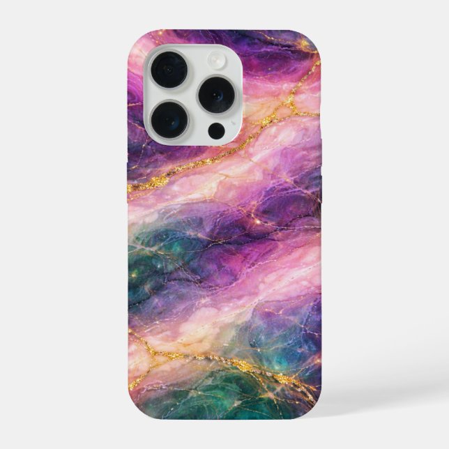 Funda Para iPhone Enchanted Marble with Gold Veining (Reverso )