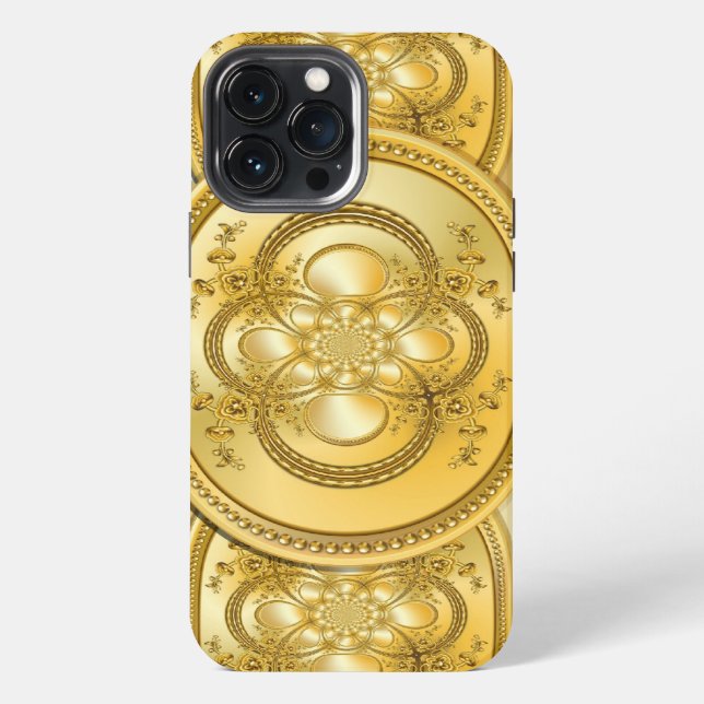 Funda Para iPhone Enchapado en oro (Reverso )