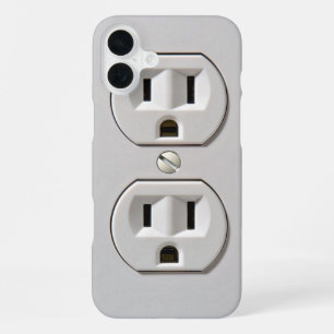 Funda Para iPhone 16 Plus Enchufe de toma de corriente