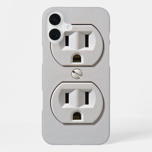 Funda Para iPhone Enchufe de toma de corriente (Reverso )