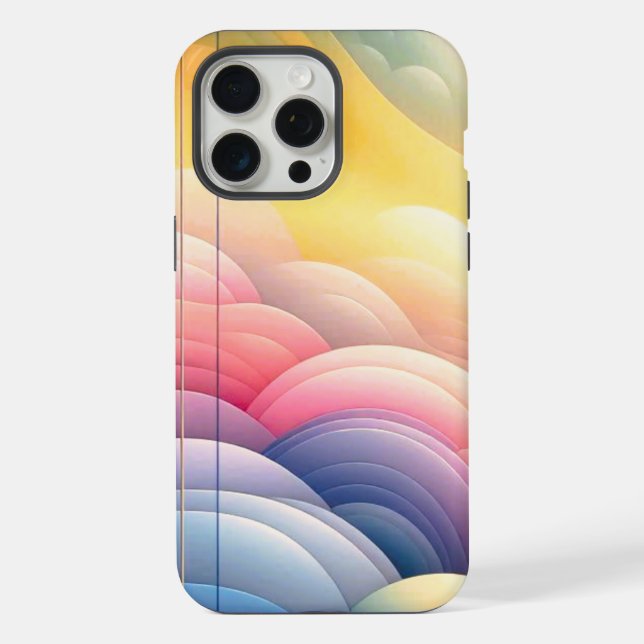 Funda Para iPhone Encontrar la paz en las oníricas nubes (Reverso )