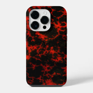 Funda Para iPhone 14 Pro Energía Llamas Rojas y Negras