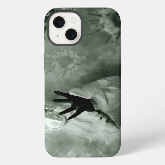 Funda Para iPhone Enfermera de Coronavirus (Reverso )