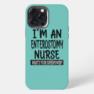 Funda Para iPhone 13 Pro Max Enfermera de enterostomía Escuela de Enfermería Mé